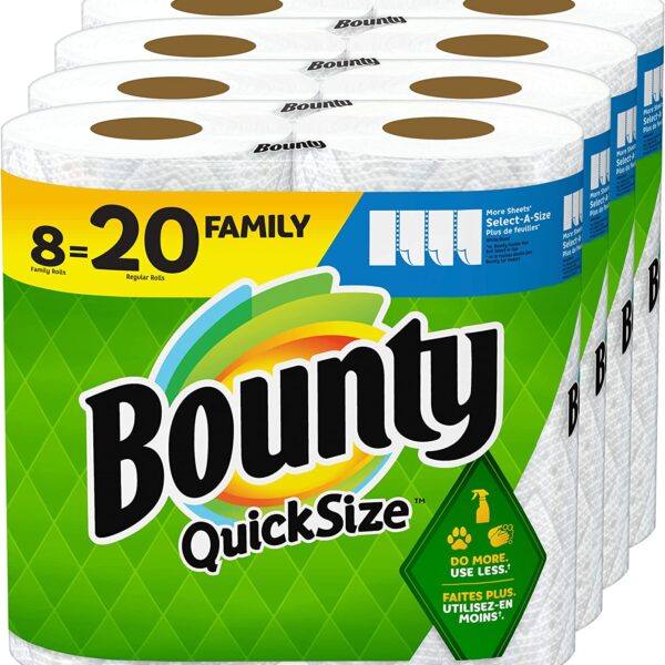 Bounty Quick Size Paper Towels Review: The Ultimate Household Cleanup Solution