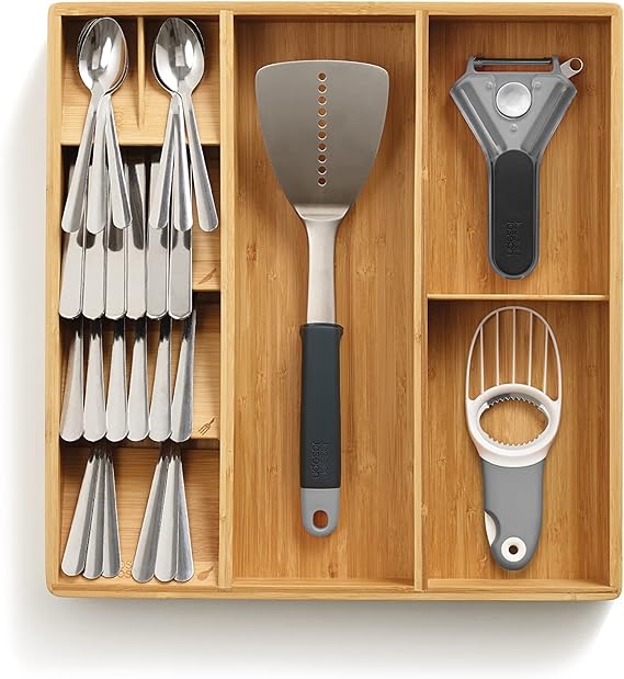 Maximize Your Kitchen Space with Joseph Joseph Drawer Store Cutlery Organizer