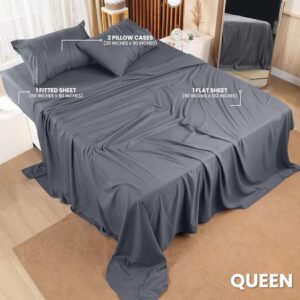 Queen Sheets Soft Microfiber