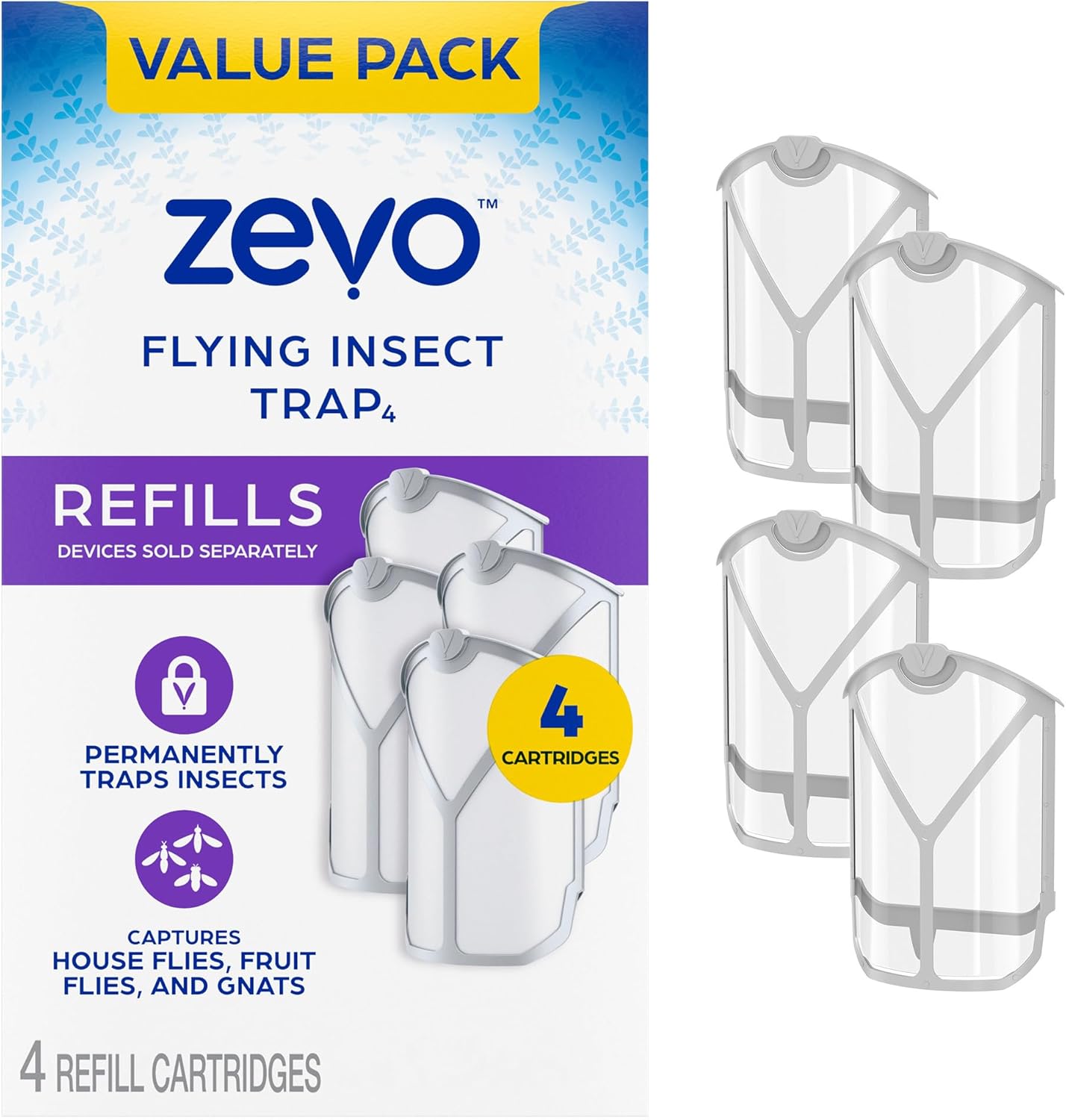 Zevo Fly Trap Refills (4 Pack)