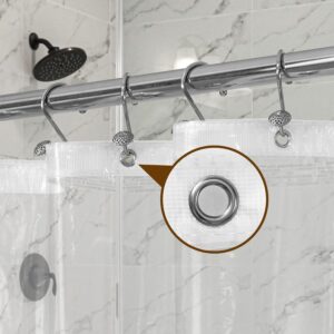 shower liner, clear, PEVA